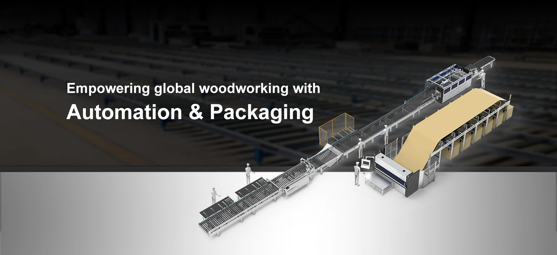 Kayu Global Global Woodworking karo Otomatis & Kemasan