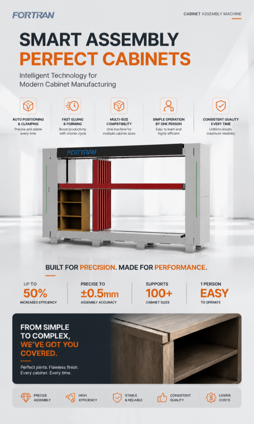 Mesin Majelis Kabinet Otomatis Cerdas | Solusi Ideal kanggo Pabrik Furnitur Panel Modern