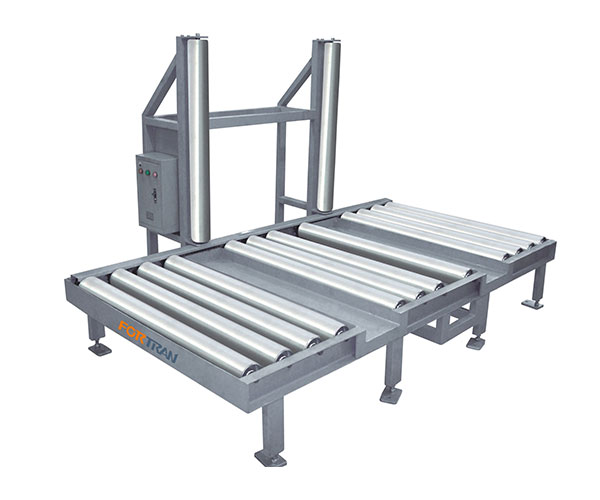 Heavy-tugas Powered Ground Roller Conveyor Machine