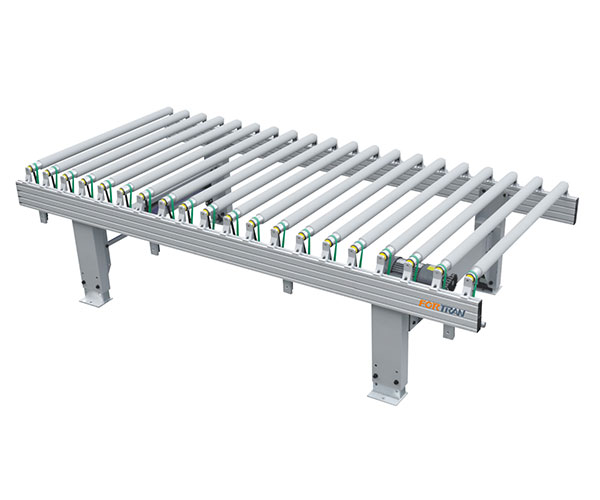 Powered Roller Conveyor Dilapisi karo Karet